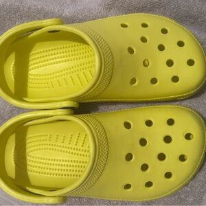 CROCS Bright Yellow Mules